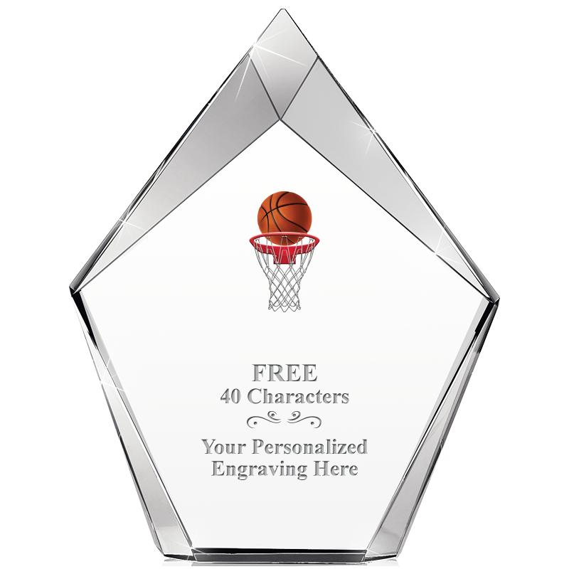 8" VERTEX PRISM CRYSTAL