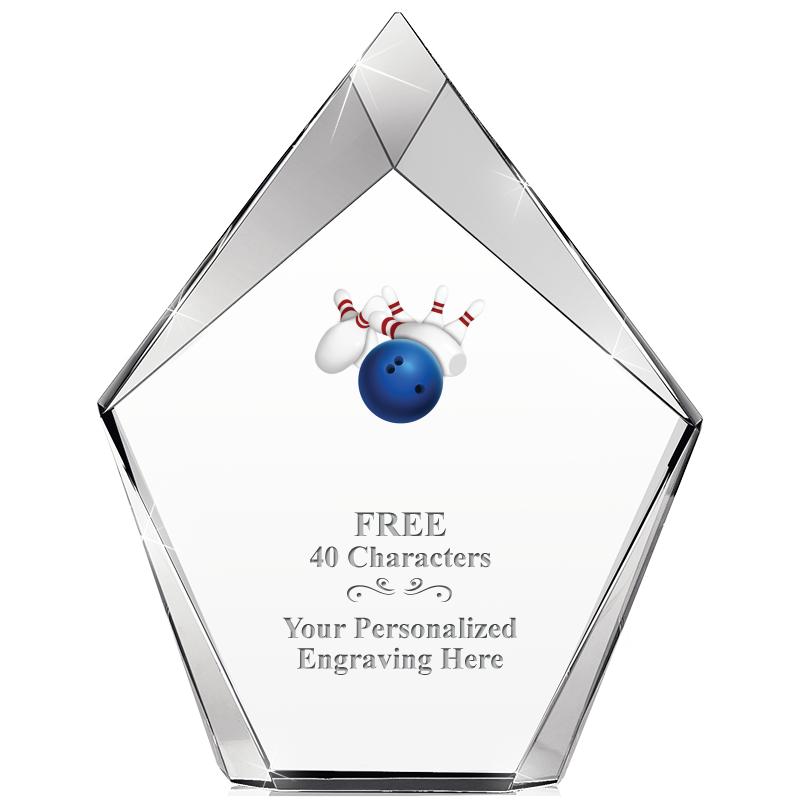 8" VERTEX PRISM CRYSTAL