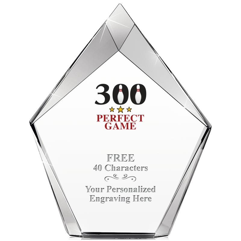 8" VERTEX PRISM CRYSTAL