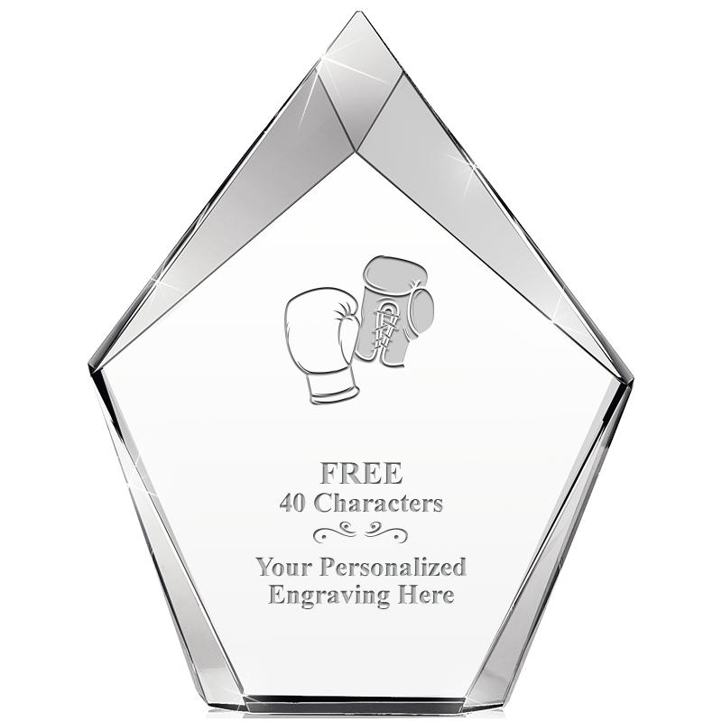 8" VERTEX PRISM CRYSTAL