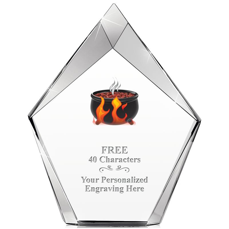 8" VERTEX PRISM CRYSTAL