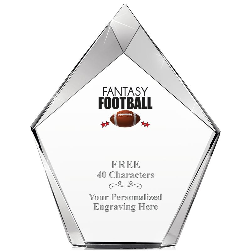 8" VERTEX PRISM CRYSTAL