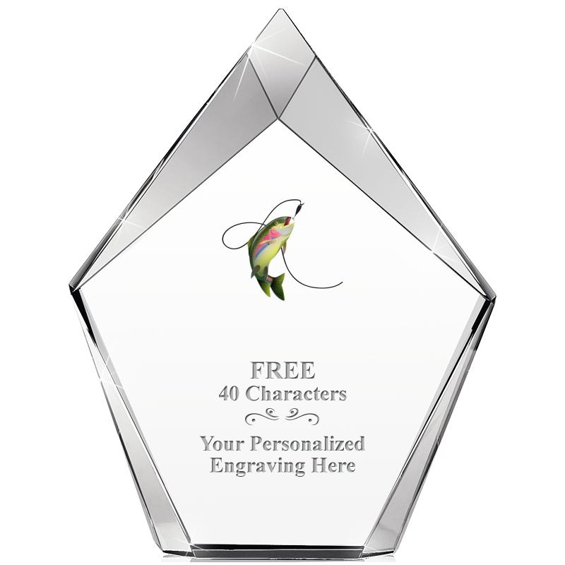 8" VERTEX PRISM CRYSTAL