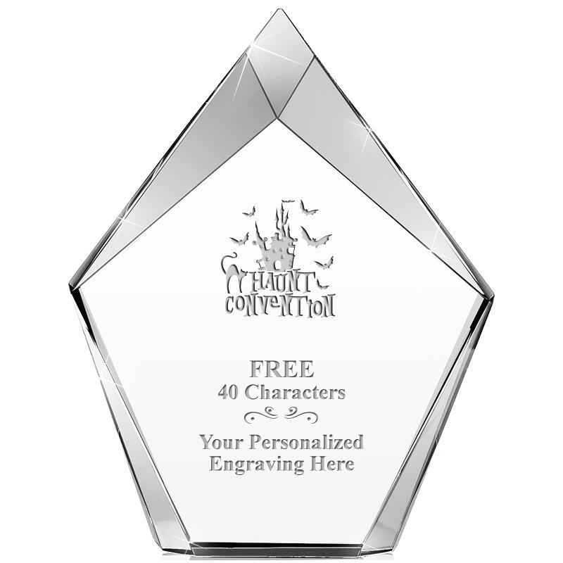 8" VERTEX PRISM CRYSTAL