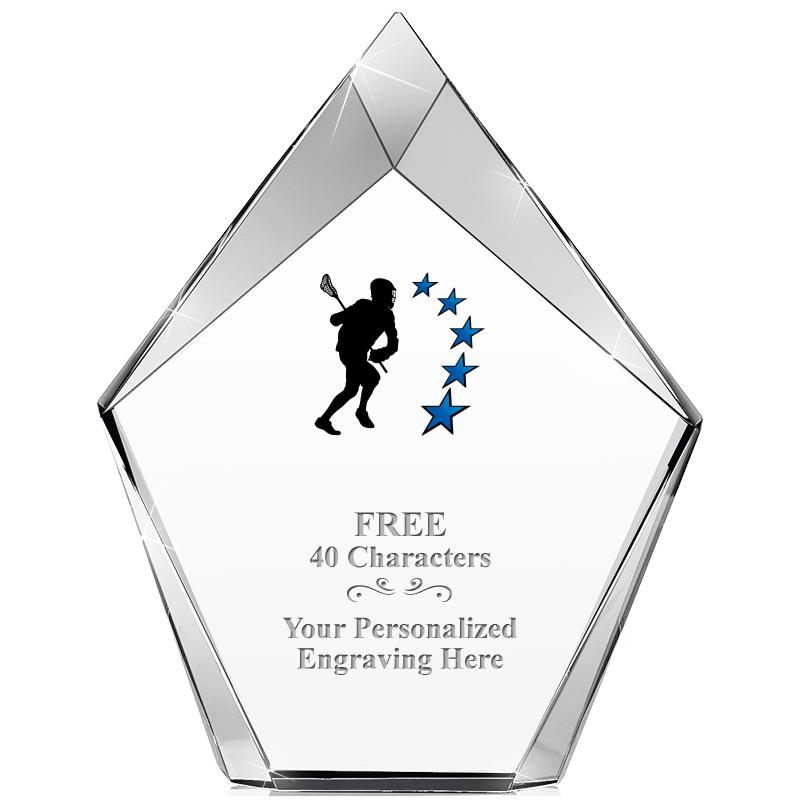 8" VERTEX PRISM CRYSTAL