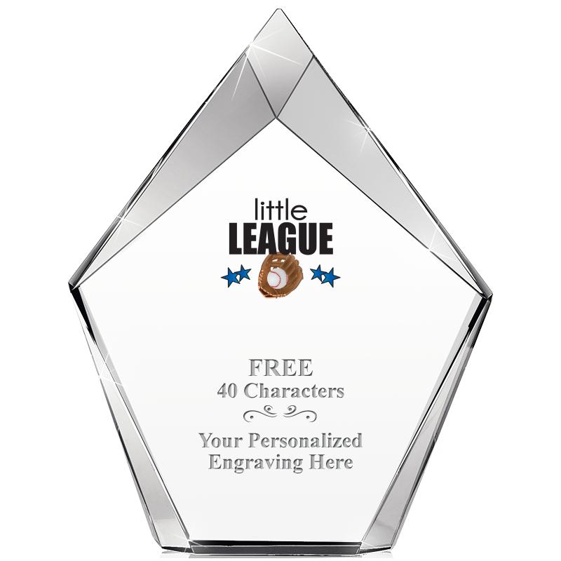 8" VERTEX PRISM CRYSTAL