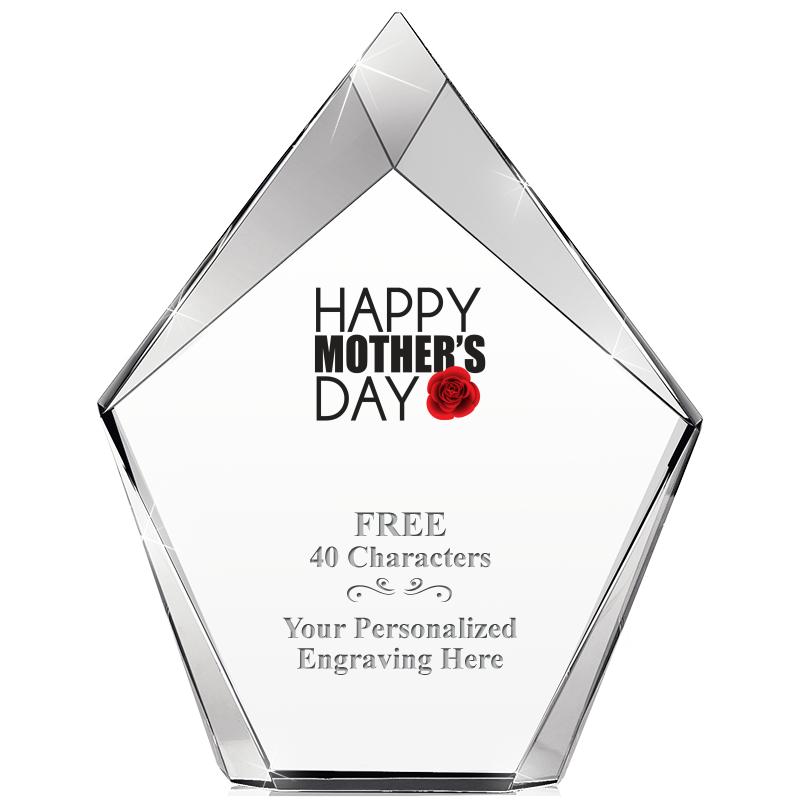 8" VERTEX PRISM CRYSTAL