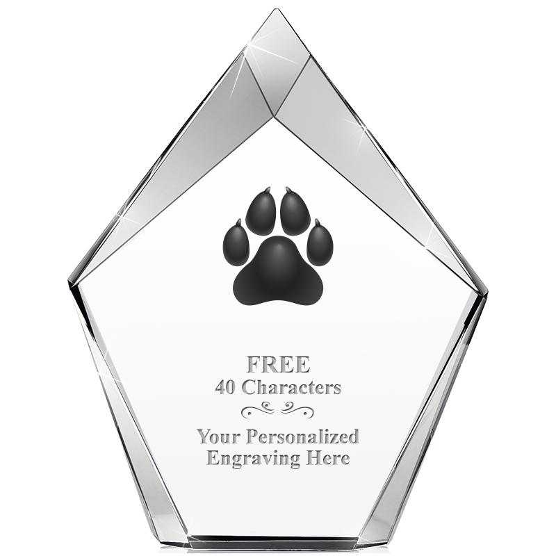 8" VERTEX PRISM CRYSTAL