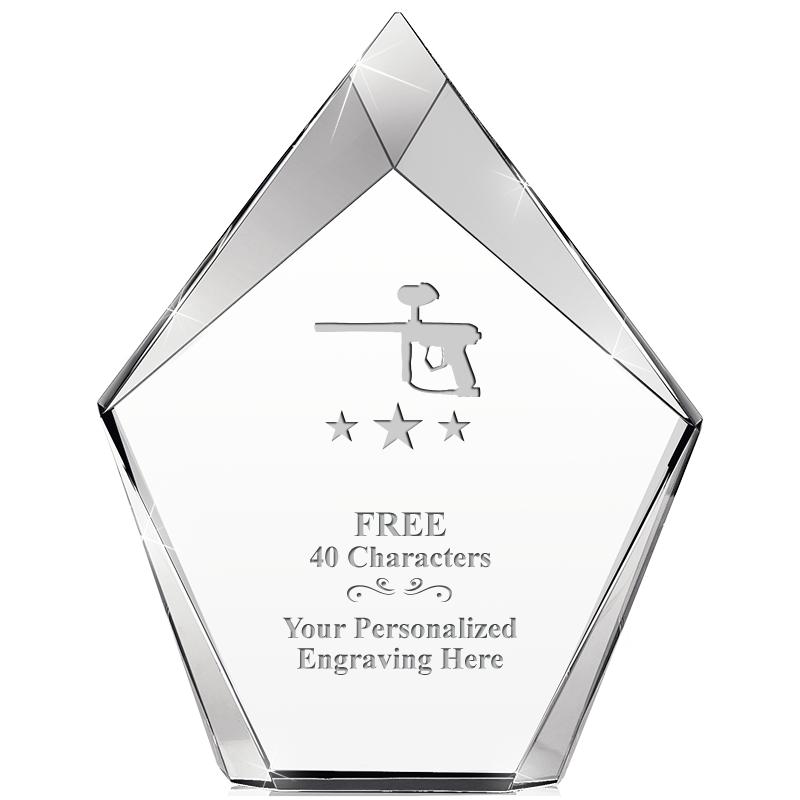 8" VERTEX PRISM CRYSTAL