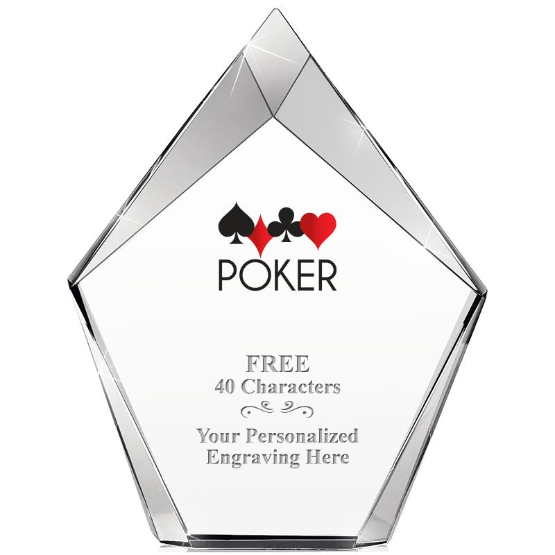 8" VERTEX PRISM CRYSTAL