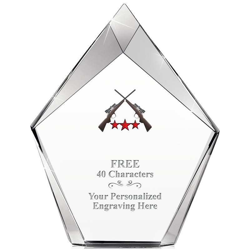 8" VERTEX PRISM CRYSTAL