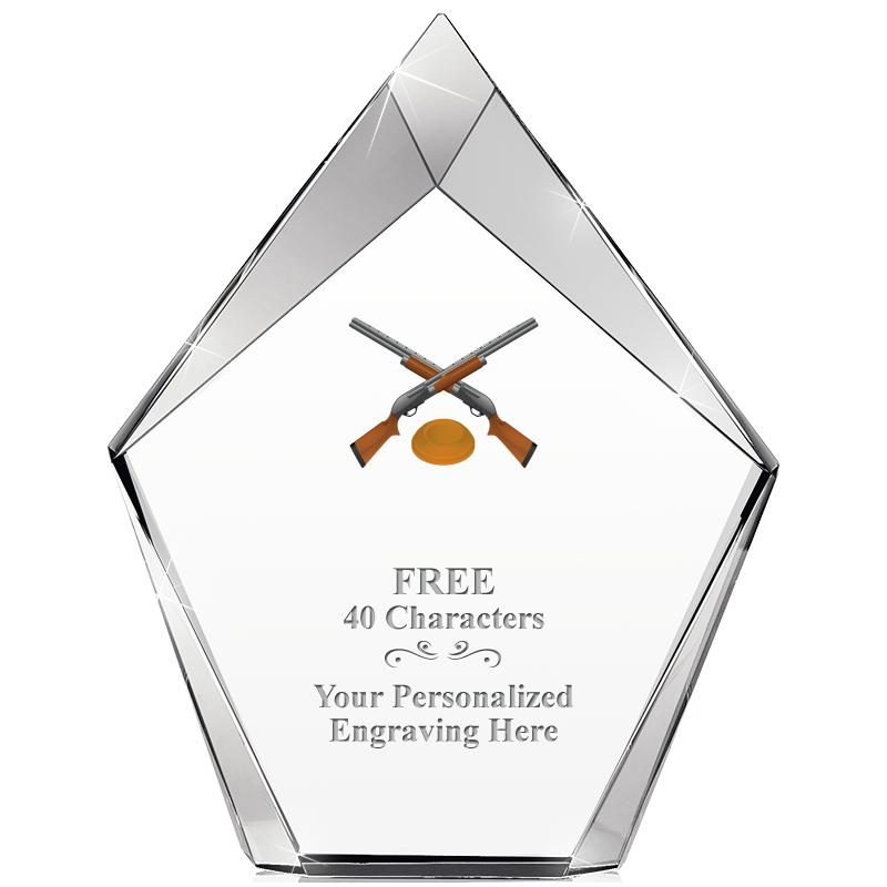 8" VERTEX PRISM CRYSTAL