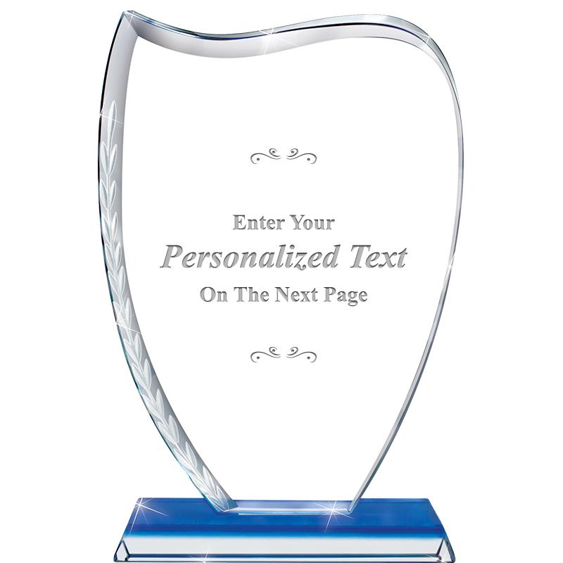 9" SAPPHIRE WREATH CRYSTAL