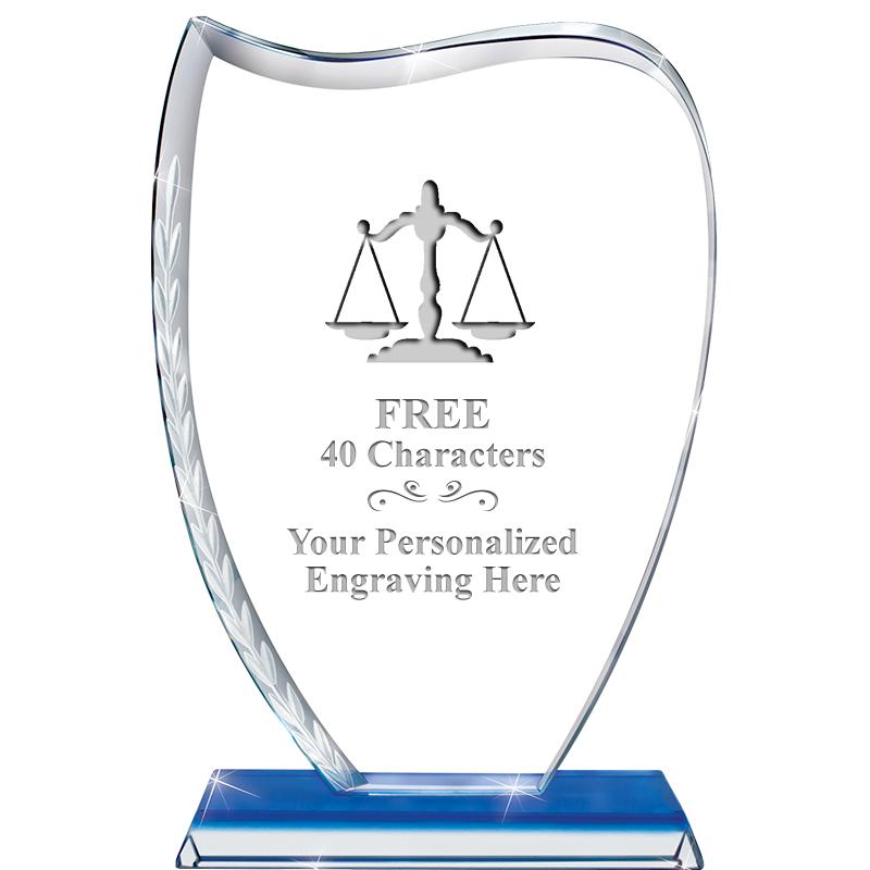 9" SAPPHIRE WREATH CRYSTAL