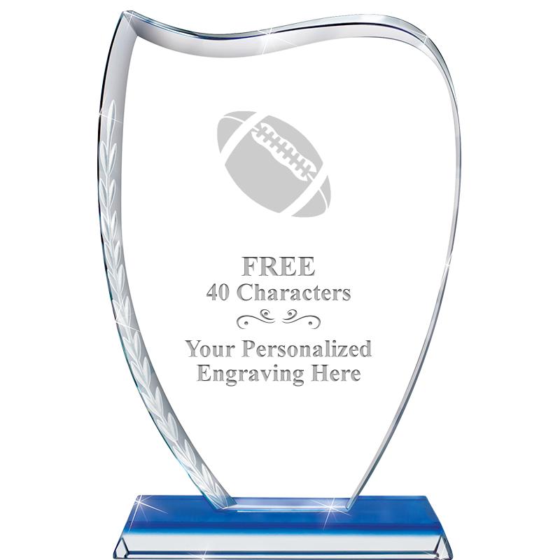 9" SAPPHIRE WREATH CRYSTAL