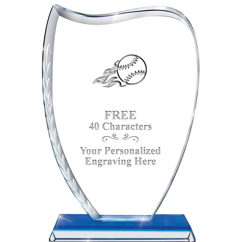 9" SAPPHIRE WREATH CRYSTAL