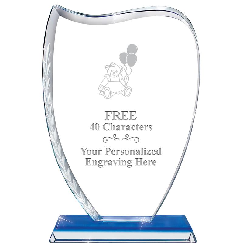 9" SAPPHIRE WREATH CRYSTAL