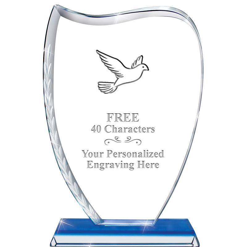 9" SAPPHIRE WREATH CRYSTAL