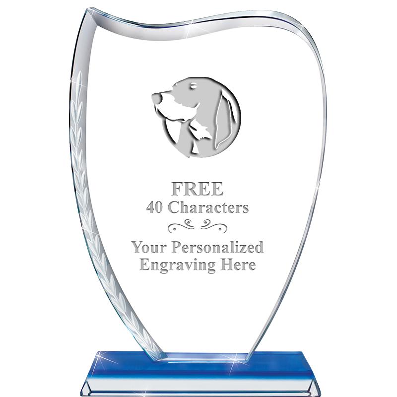 9" SAPPHIRE WREATH CRYSTAL