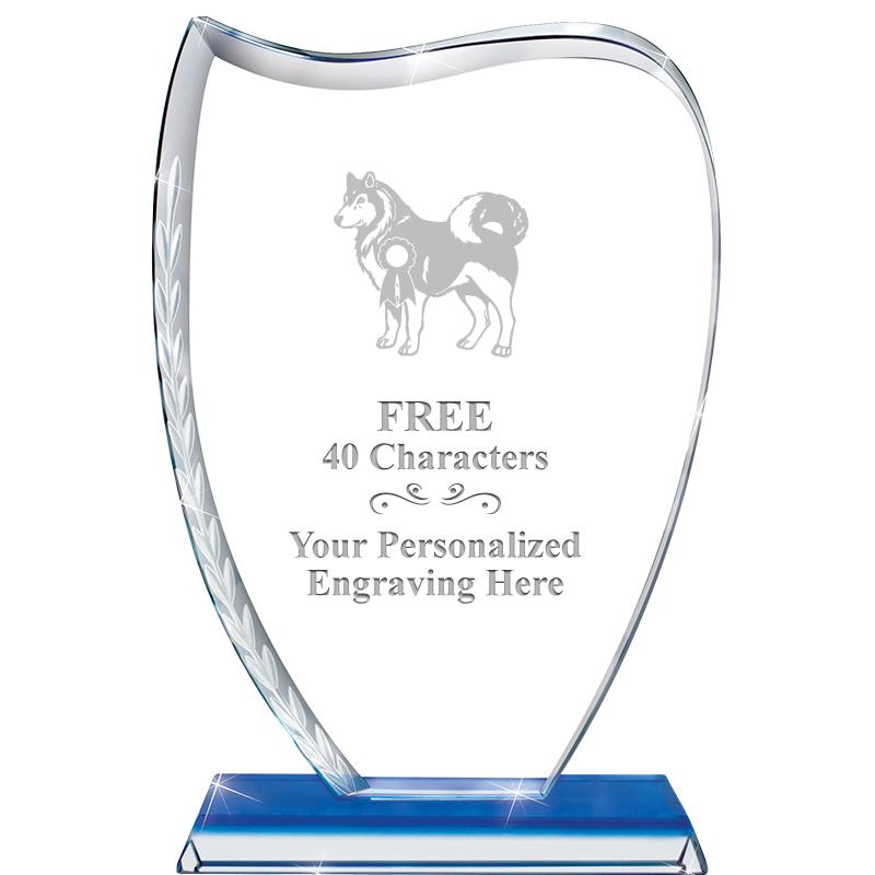 9" SAPPHIRE WREATH CRYSTAL