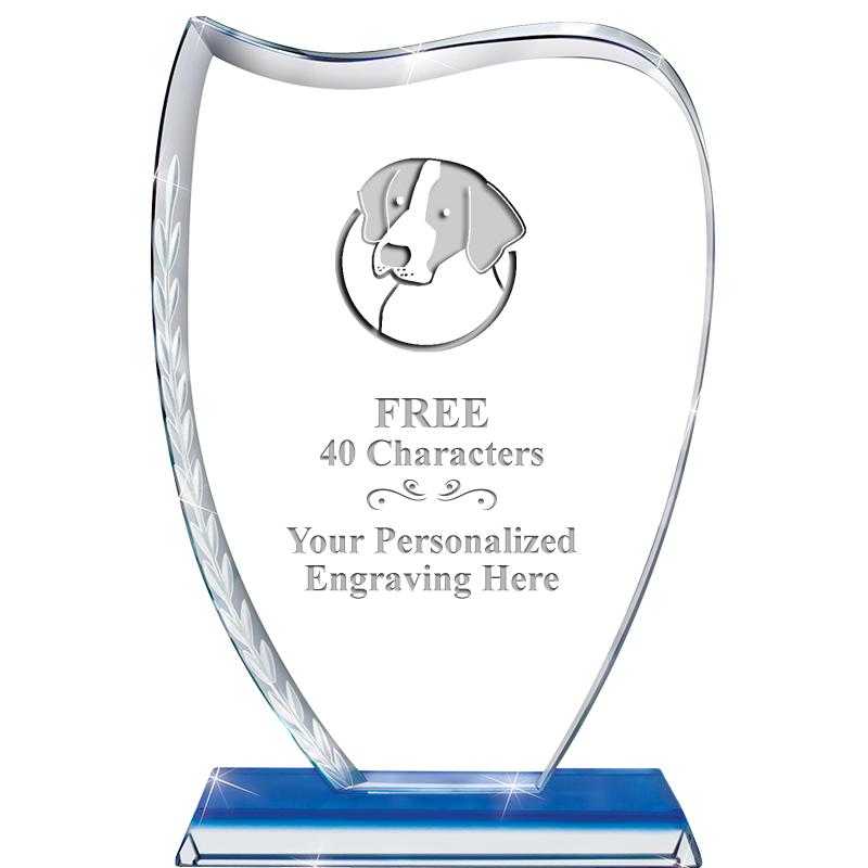 9" SAPPHIRE WREATH CRYSTAL