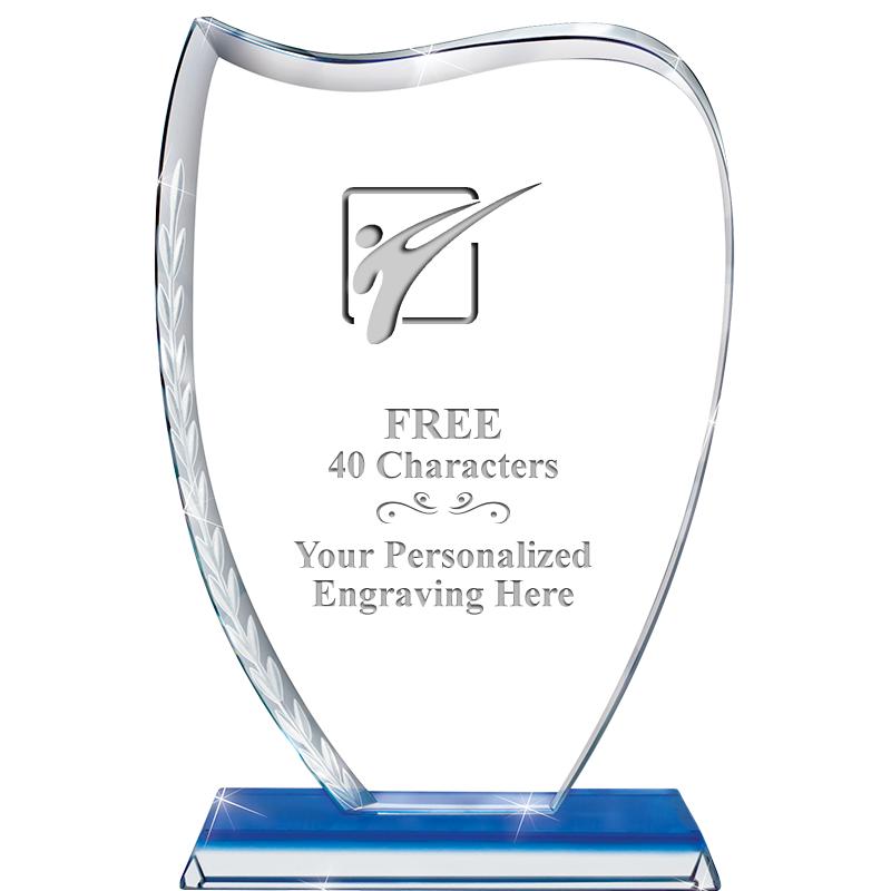 9" SAPPHIRE WREATH CRYSTAL