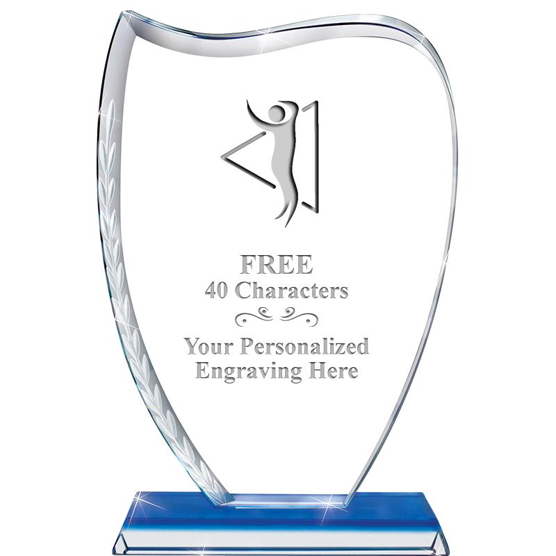 9" SAPPHIRE WREATH CRYSTAL