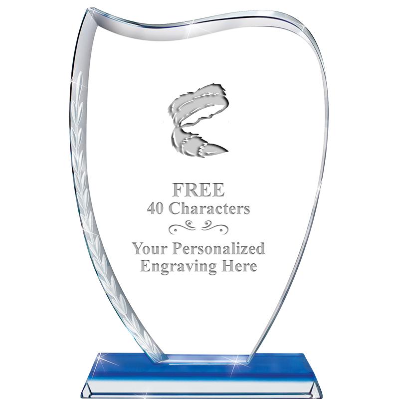 9" SAPPHIRE WREATH CRYSTAL