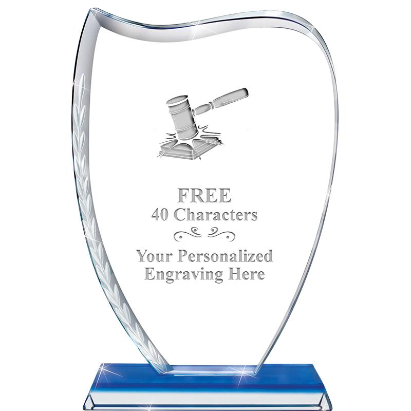 9" SAPPHIRE WREATH CRYSTAL