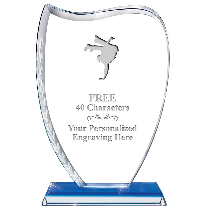 9" SAPPHIRE WREATH CRYSTAL