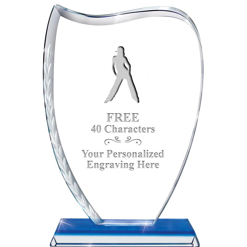 9" SAPPHIRE WREATH CRYSTAL