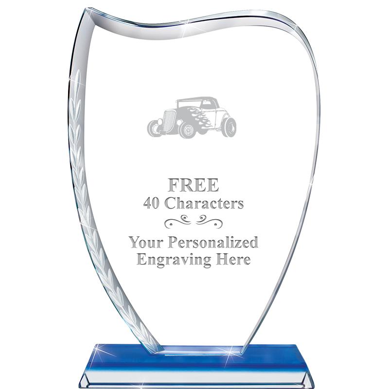 9" SAPPHIRE WREATH CRYSTAL