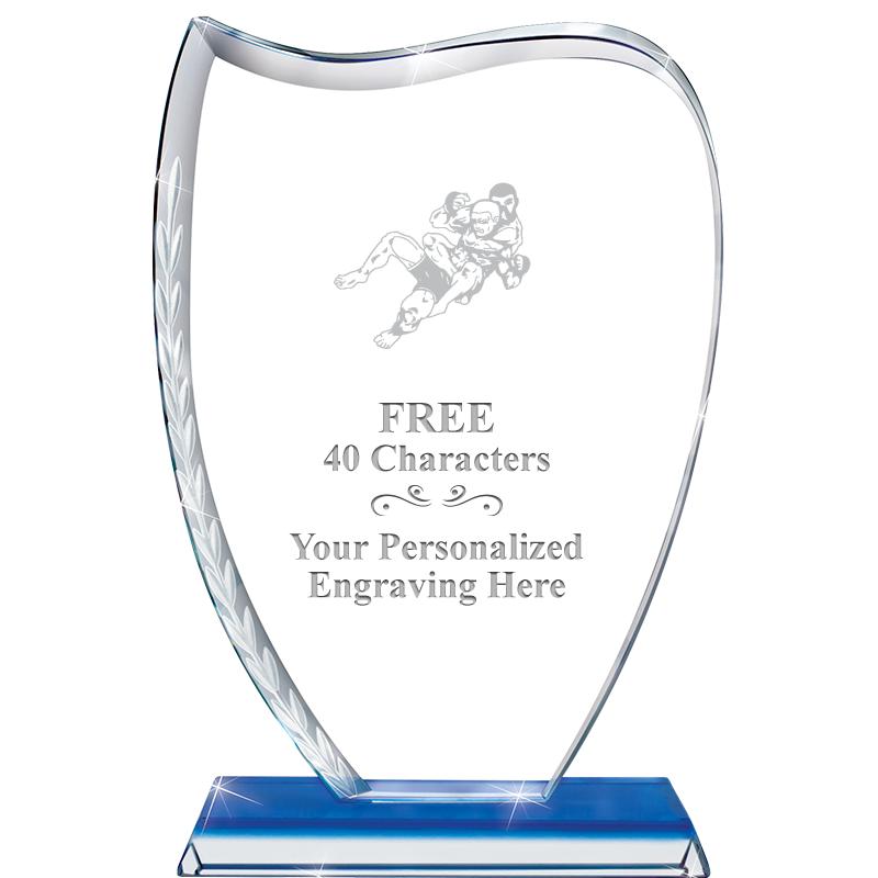 9" SAPPHIRE WREATH CRYSTAL