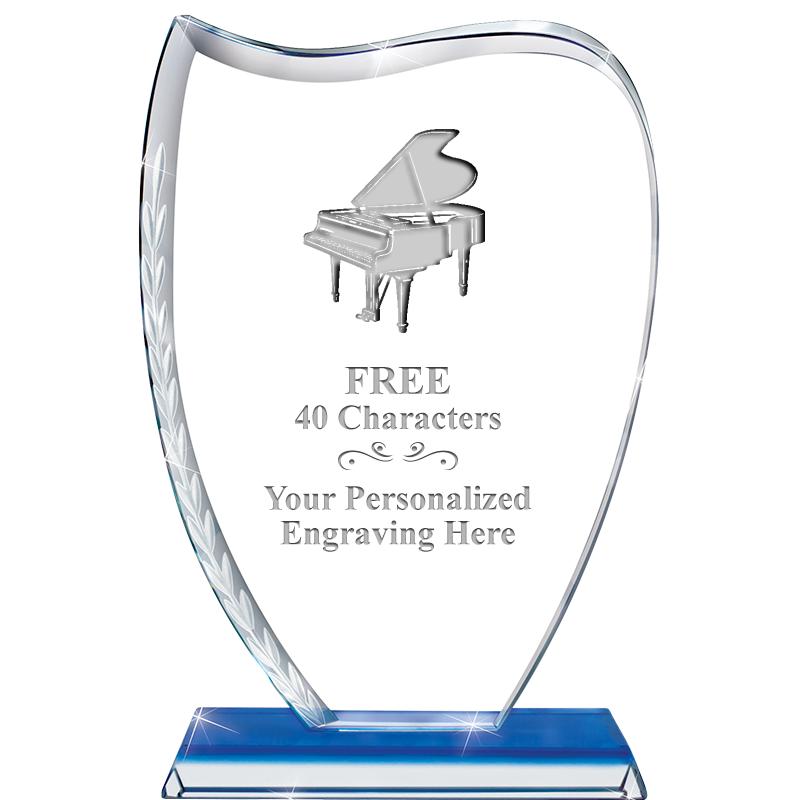 9" SAPPHIRE WREATH CRYSTAL