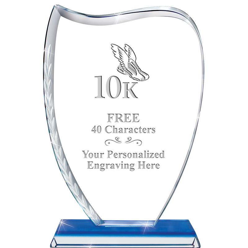 9" SAPPHIRE WREATH CRYSTAL