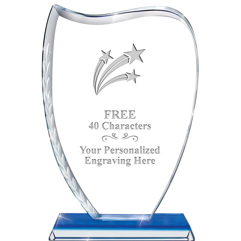 9" SAPPHIRE WREATH CRYSTAL