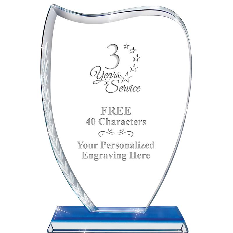 9" SAPPHIRE WREATH CRYSTAL