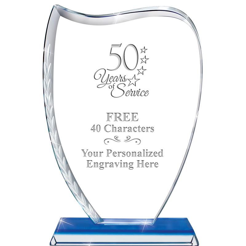 9" SAPPHIRE WREATH CRYSTAL