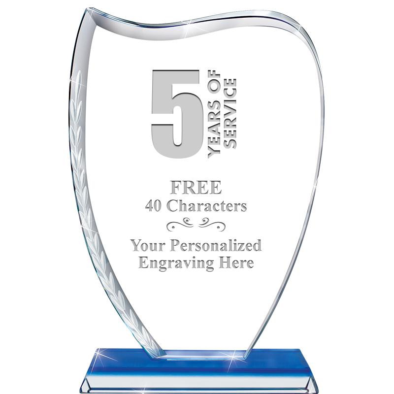 9" SAPPHIRE WREATH CRYSTAL