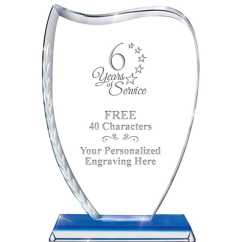 9" SAPPHIRE WREATH CRYSTAL