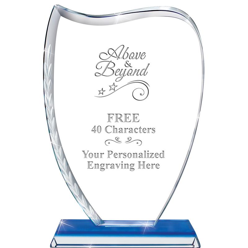 9" SAPPHIRE WREATH CRYSTAL