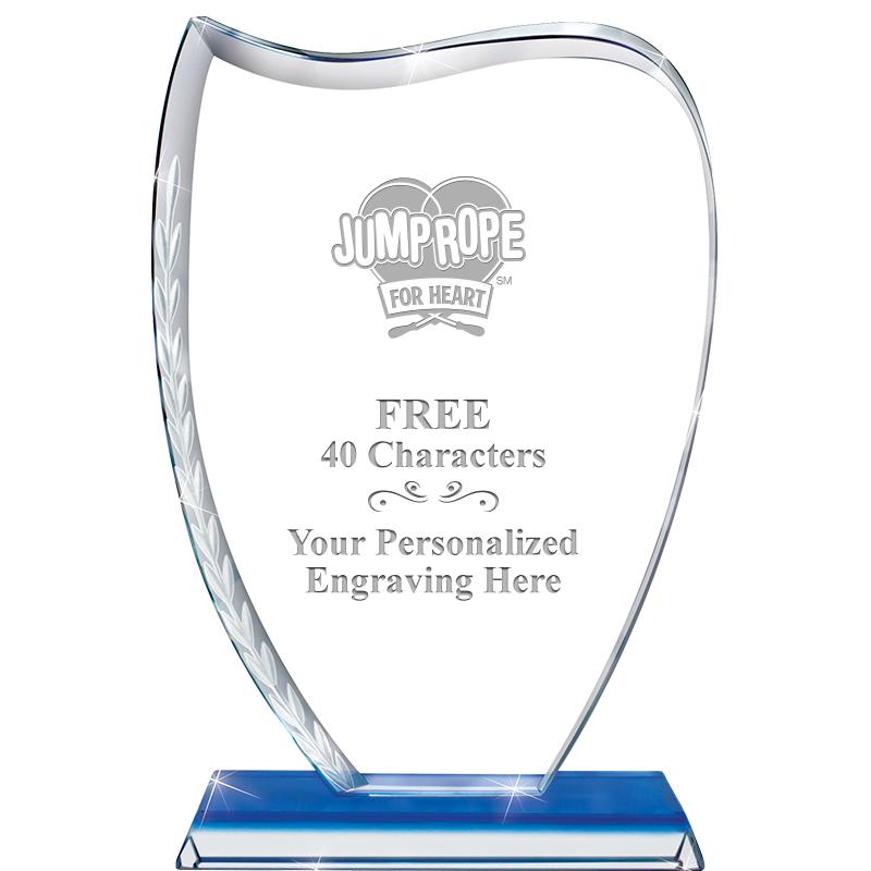 9" SAPPHIRE WREATH CRYSTAL