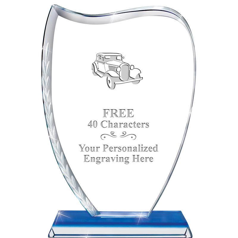 9" SAPPHIRE WREATH CRYSTAL