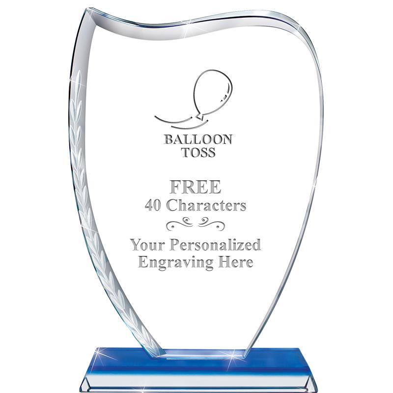 9" SAPPHIRE WREATH CRYSTAL