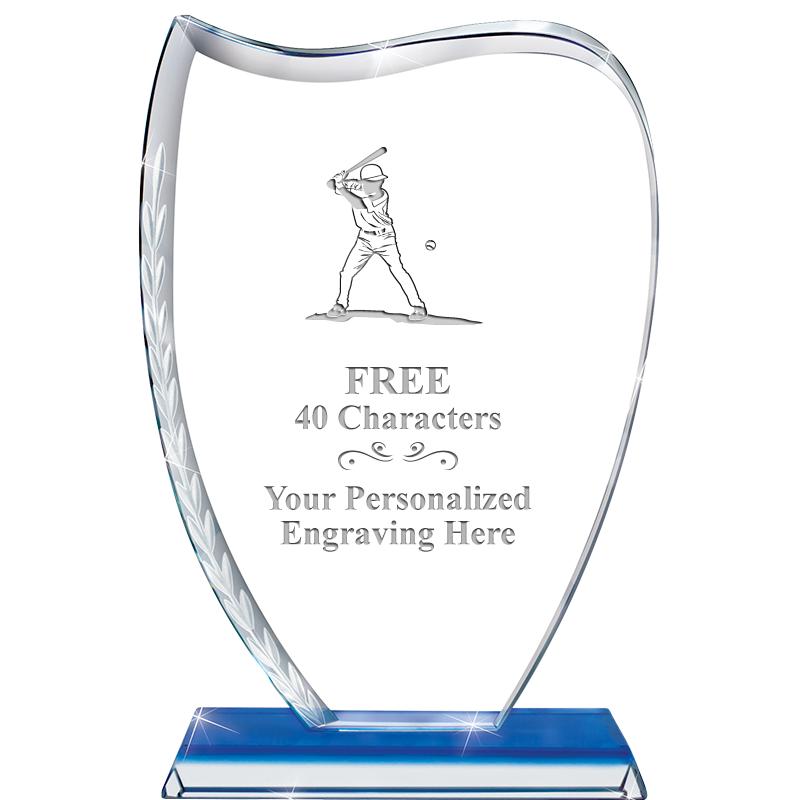 9" SAPPHIRE WREATH CRYSTAL