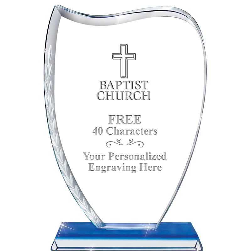 9" SAPPHIRE WREATH CRYSTAL