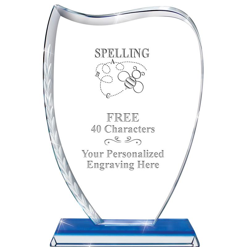 9" SAPPHIRE WREATH CRYSTAL