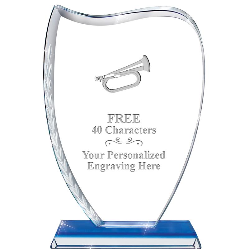 9" SAPPHIRE WREATH CRYSTAL