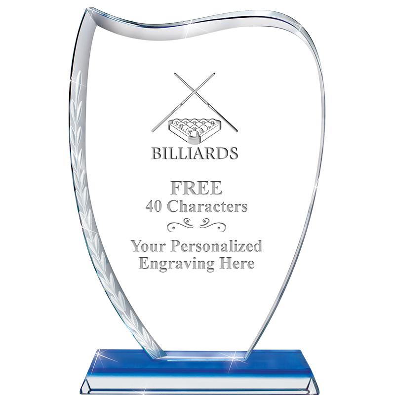 9" SAPPHIRE WREATH CRYSTAL