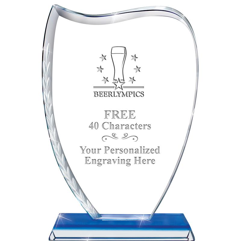 9" SAPPHIRE WREATH CRYSTAL